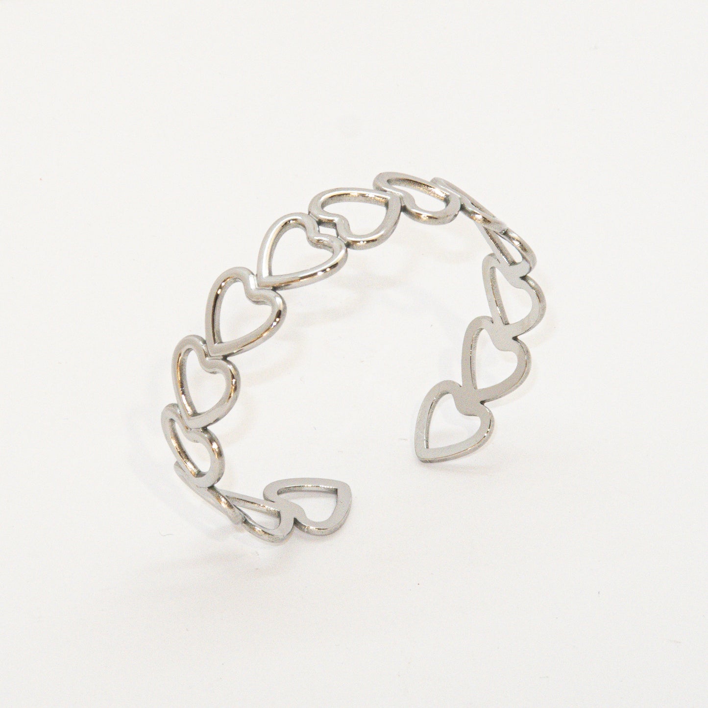 Heart Chain Cuff