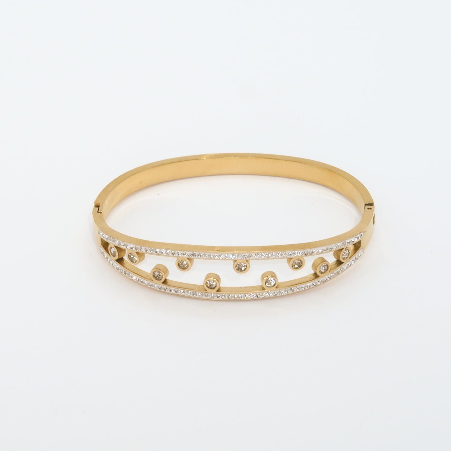 Orbit Crystal Bangle