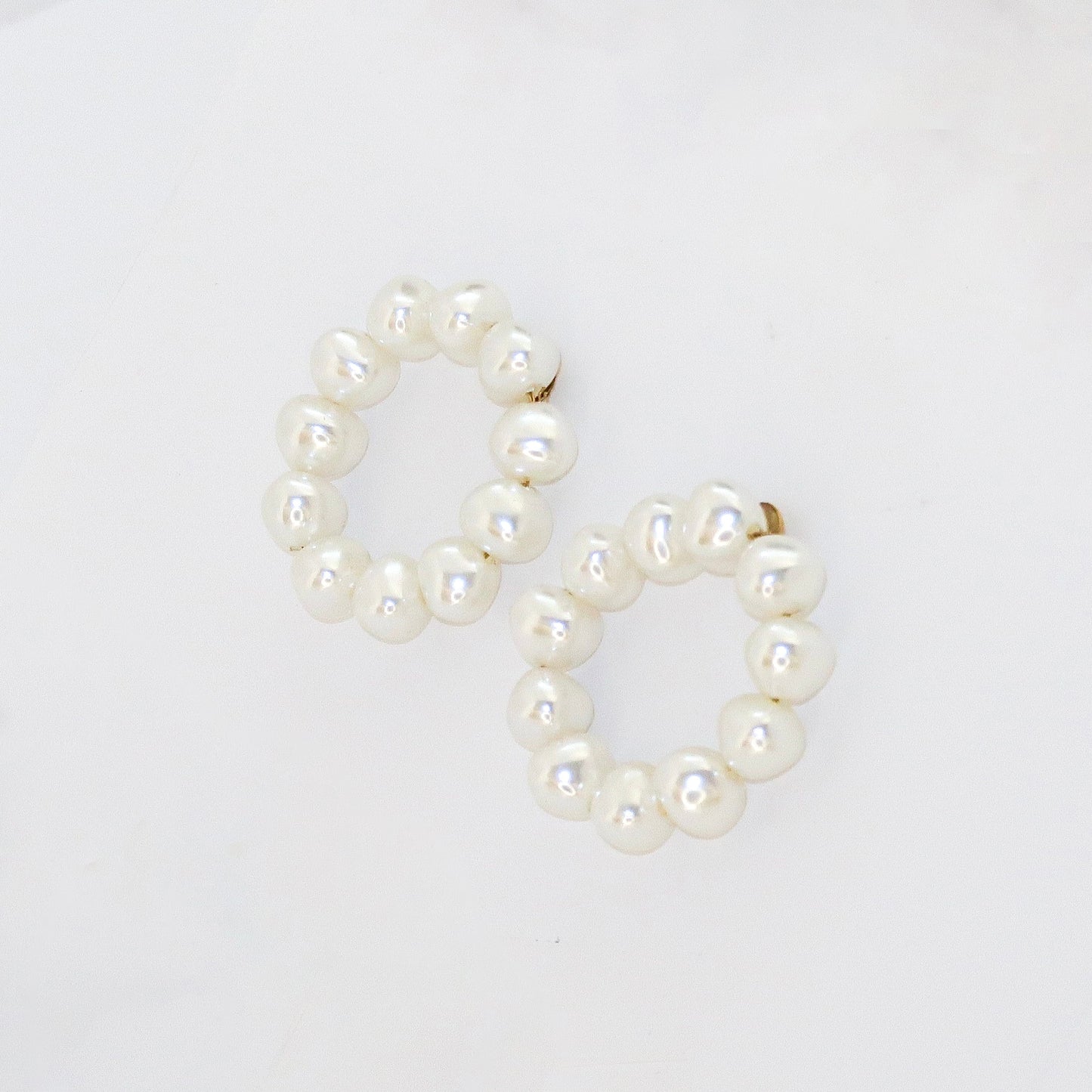 Pearl Halo Earrings