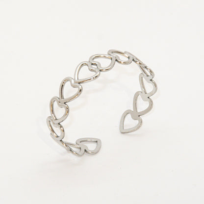 Heart Chain Cuff
