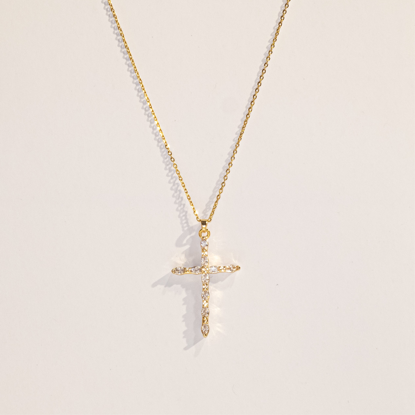 Gem Cross Necklace
