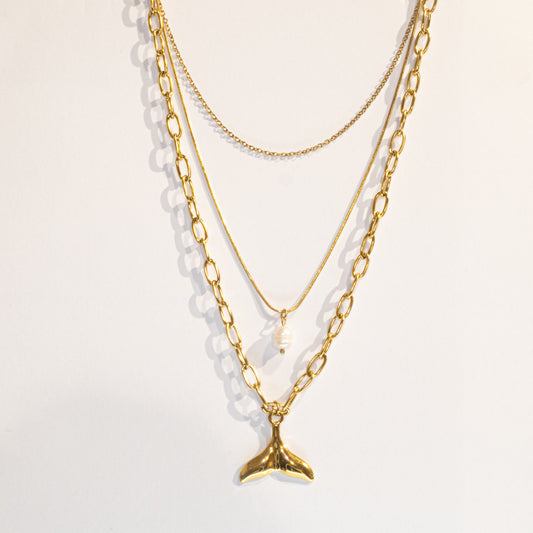 Ocean’s Whisper Layered Necklace