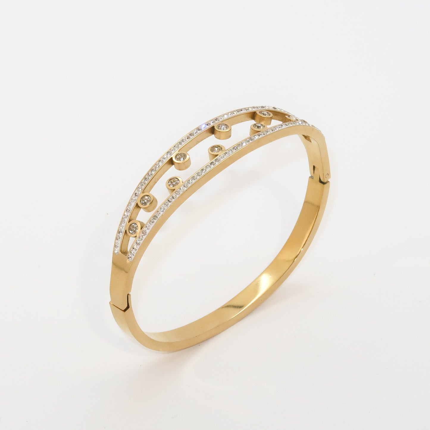 Orbit Crystal Bangle