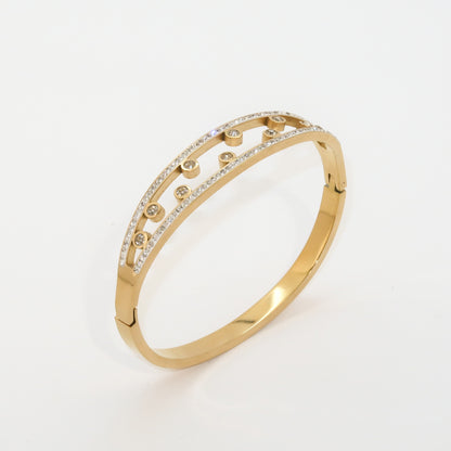 Orbit Crystal Bangle