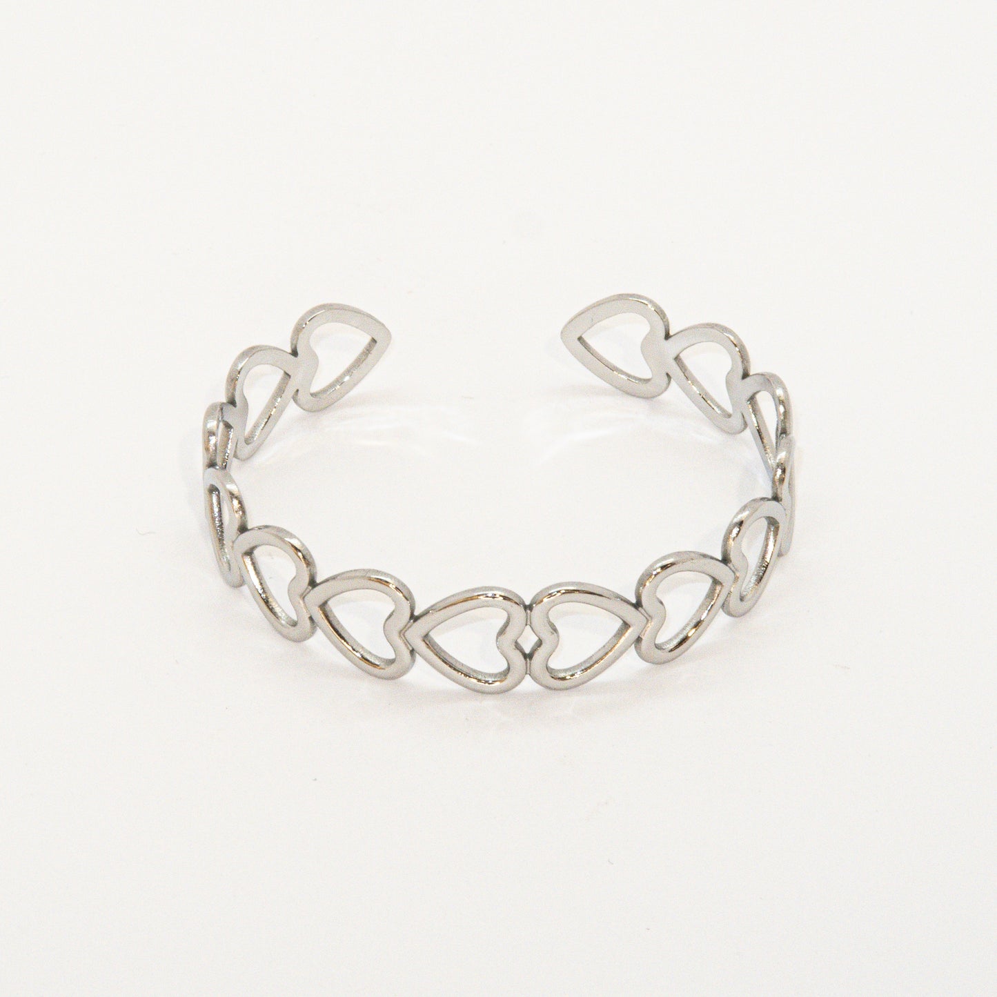 Heart Chain Cuff