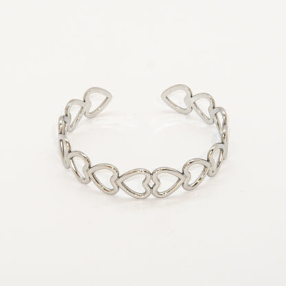 Heart Chain Cuff