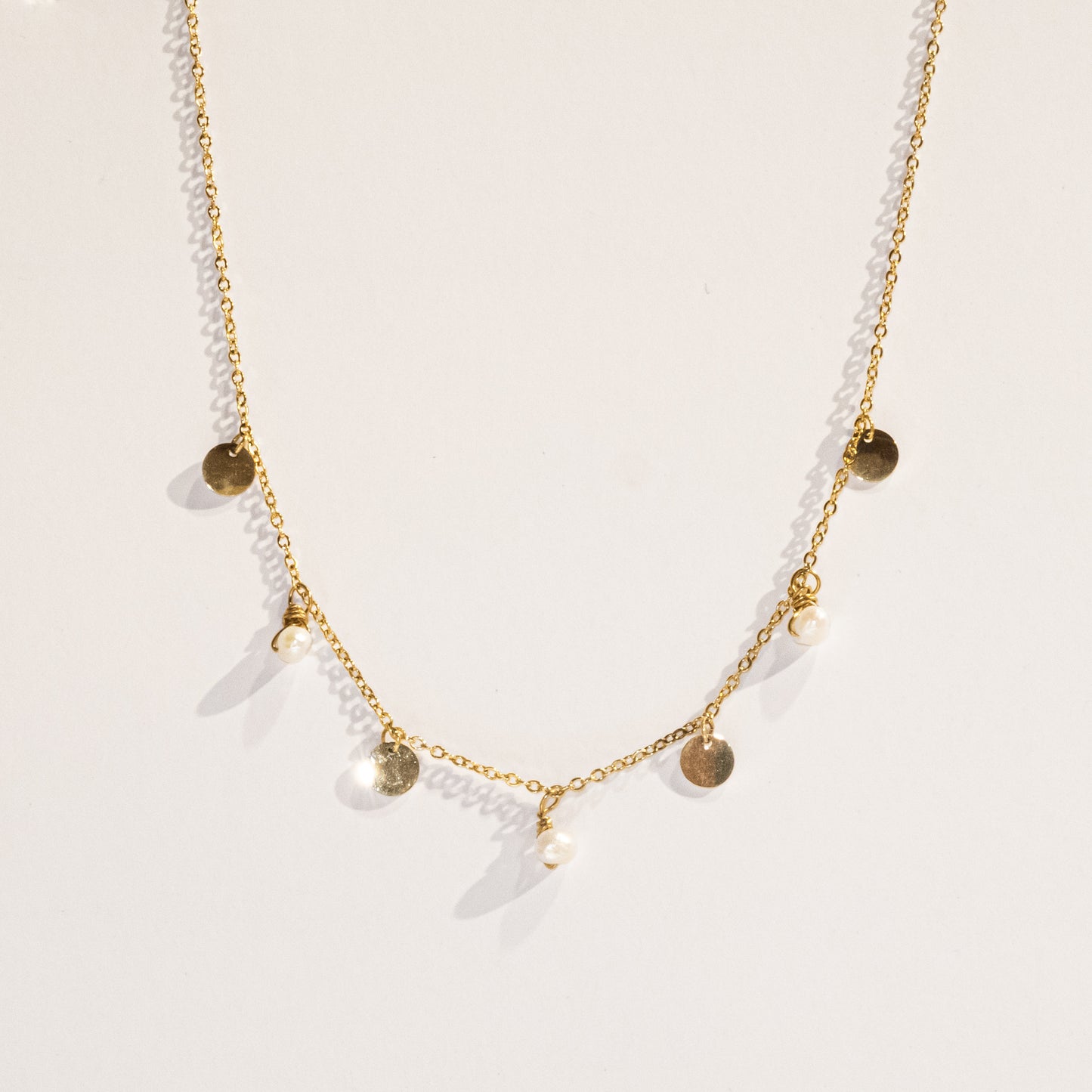 Pearl Coin Necklace