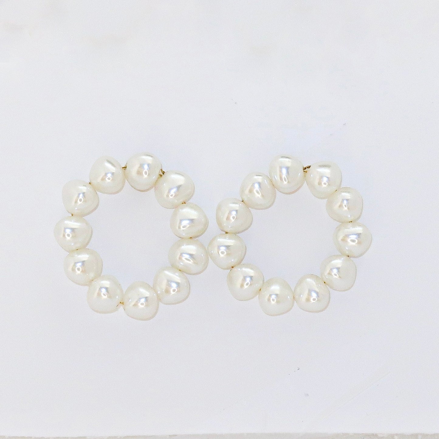 Pearl Halo Earrings