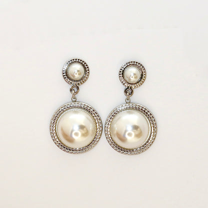 Golden Halo Pearls Earrings