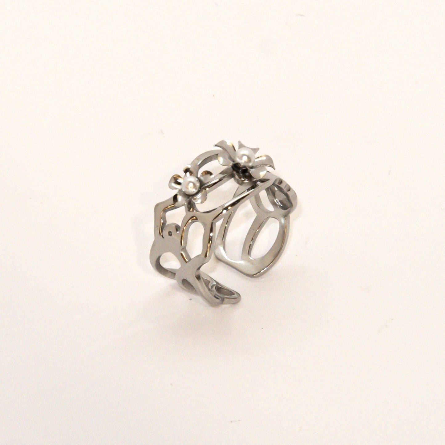 Filigree Pearl Ring